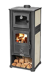 Печь-камин Blist Roma G бежевая с духовкой