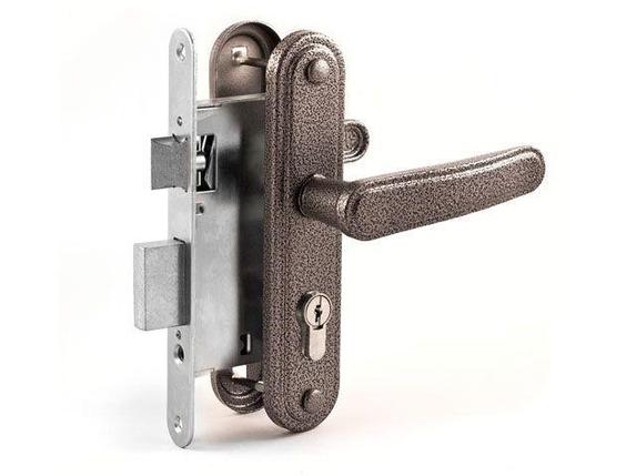 Замок врезной Омега ЗВ7.03 (серебро) (ОМЕГА), фото 2