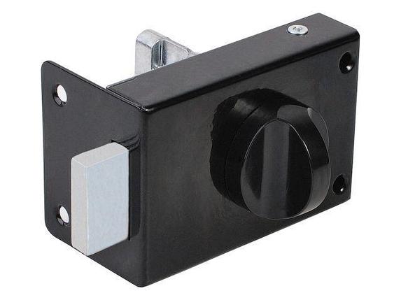 Замок накладной ЗН1 (черный) (ЗЕНИТ), фото 2