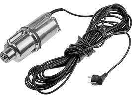 Насос вибрационный "Ручеек-1М", 10м (нижний забор) (алюминиевая обмотка 0,67мм, провод ПВС 3х0,75 мм, 225 Вт,