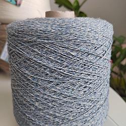 Pinori Filati Art Denimix 95% хлопок, 5% остальные волокна 400м 100г цвет: голубой меланж, твид