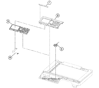 Панель управления 41X1359 | 41X1353 для Lexmark MX421ade