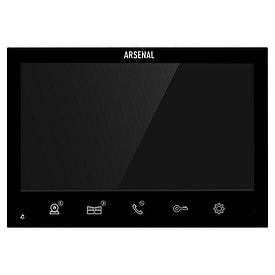 Видеодомофон Arsenal Грация Pro SD (черный)