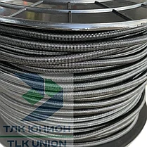 Эспандер черный в твёрдой полиэтиленовой оплетке, d-8, Bozamet 38.081, фото 3