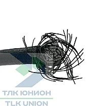 Эспандер черный в твёрдой полиэтиленовой оплетке, d-8, Bozamet 38.081, фото 2