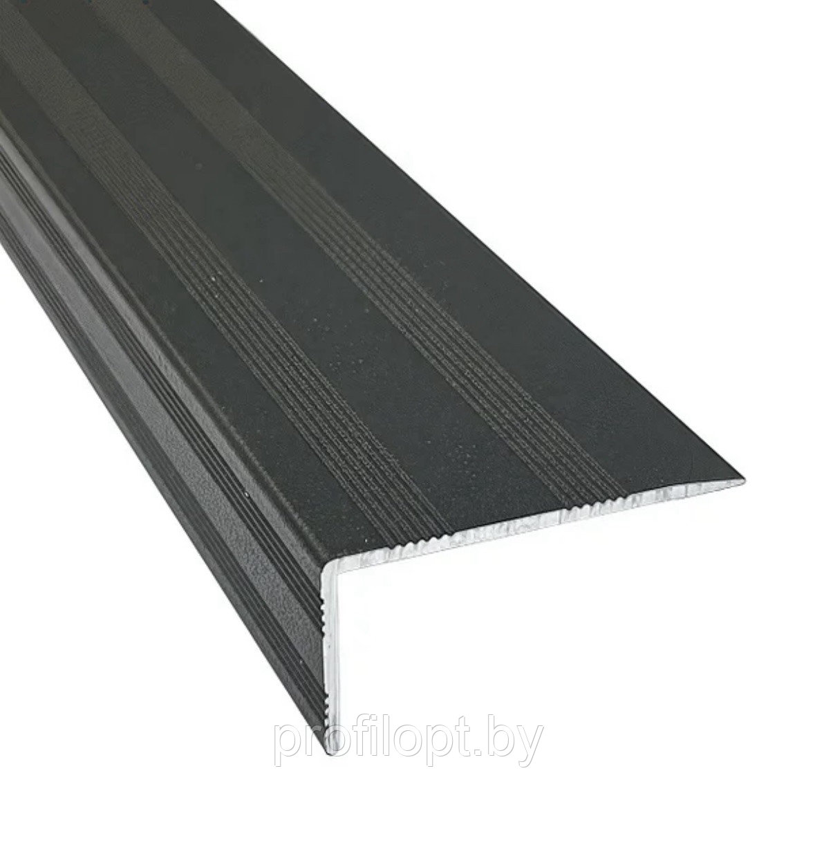 Порог угловой 40х20 мм., АНТРАЦИТ 0,9 м.