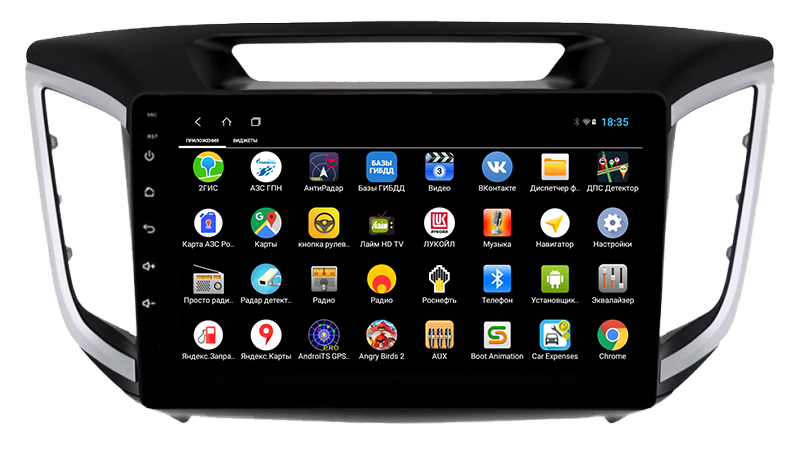 Штатная магнитола Parafar для Hyundai Creta на Android 13 (8/256gb/4G модем+ круговой 360)