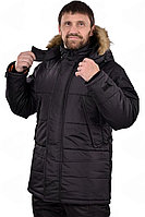 Куртка утеплённая зимняя Аляска (цвет черный)
