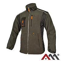 Куртка утепленная флисовая Classic Art.Mas (цвет серо-черный)