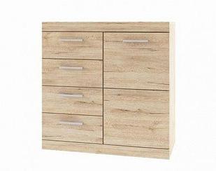 Н-р мод.меб.OSKAR, Тумба 1D4S. ДУБ БОРДО (САНРЕМО)