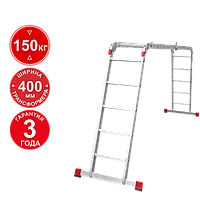 Лестница-трансформер профессиональная 4х5 ступеней ширина 400 мм NV3320 Новая высота 3320405