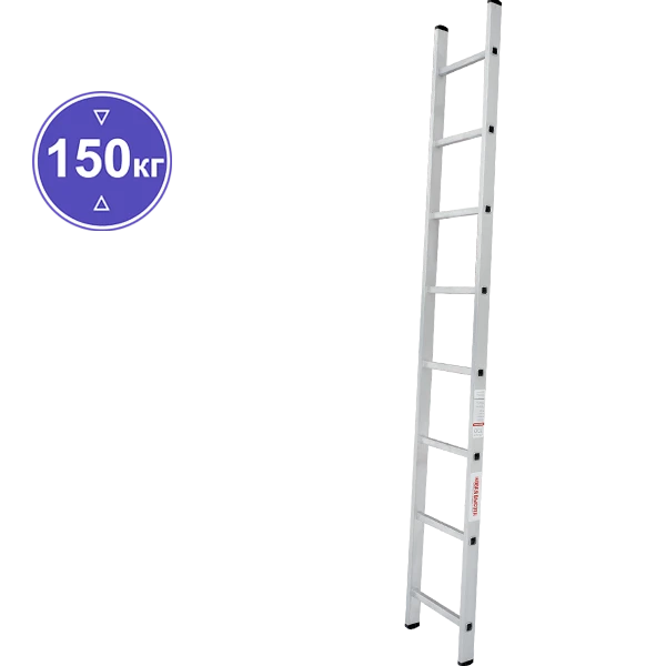 Лестница алюминиевая односекционная 8 ступеней  NV121 Новая высота 1210108