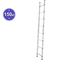Лестница алюминиевая односекционная 8 ступеней  NV121 Новая высота 1210108