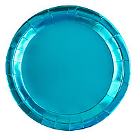 Тарелка 180 мм Голубой, металлик, 6 шт (арт.6231886)