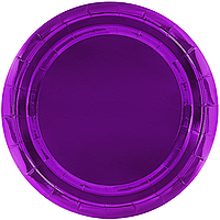 Тарелка 180 мм Фиолетовый, металлик, 6 шт (арт.6231877)