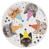 Тарелка 180 мм Котики, 6 шт (арт.77298)