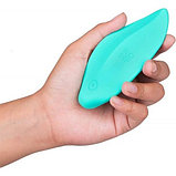 Стимулятор клитора Romp Wave в виде лепестка, бирюзовый, фото 2