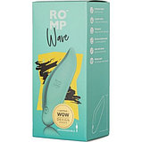 Стимулятор клитора Romp Wave в виде лепестка, бирюзовый, фото 8
