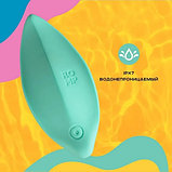 Стимулятор клитора Romp Wave в виде лепестка, бирюзовый, фото 5