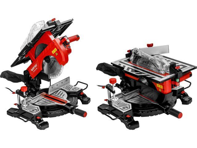 Торцовочная пила комбинированная WORTEX MS 2520-2 LMB в кор. 2000 Вт, 255 мм, глуб. 78 мм, стол 60