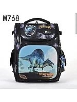 Рюкзак школьный ортопедический для мальчика Maksimm Максимм M768 динозавр