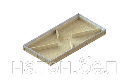 Поддон полимербетонный для придверной решетки Standartpark 1000х500 мм, фото 2