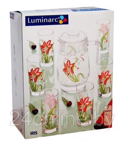 Набор кувшин+стаканы Luminarc IRIS арт.: G4888