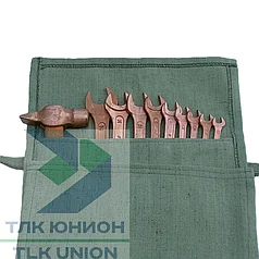 Набор омедненных искробезопасных инструментов ОИ-11-КР8-27 (11 предметов)