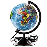 Классик Евро 210 мм - глoбус физический, политический, фото 2