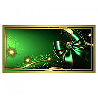 Конверт для денег (5КХ-280) Изумрудный бантик