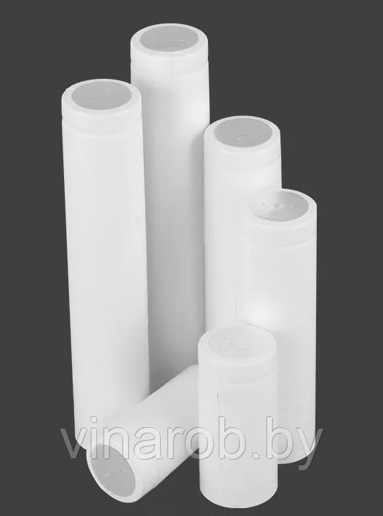 Термоусадочные капсулы для винных бутылок 30x53 (100 шт) Белый