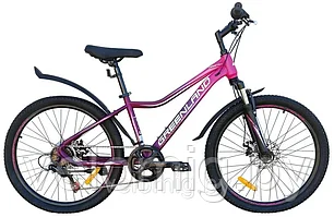 Купить подростковый горный велосипед GREENLAND DEMETRA 7S SUS 24" (2024) со скидкой