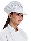 Колпак шеф-повара,поварской унисекс с козырьком на завязках (цвет белый), фото 3