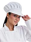 Колпак шеф-повара,поварской унисекс с козырьком на завязках (цвет белый), фото 6