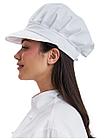 Колпак шеф-повара,поварской унисекс с козырьком на завязках (цвет белый), фото 4