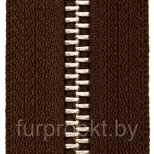 Молния № 5 металл-ая двухсторонняя никель полир 303 кор  К