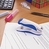 Степлер №10 BRAUBERG до 12 листов, бело-голубой, фото 6