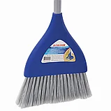 Совок складной для мусора LAIMA со щеткой-сметкой, металлическая ручка 66 см, фото 4