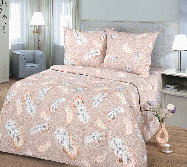 Комплект Постельного Белья "ПЕРЬЯ" (бязь, хлопок 100%)