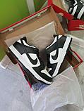 Кроссовки женские черно-белые Nike SB / демисезонные / повседневные, фото 3