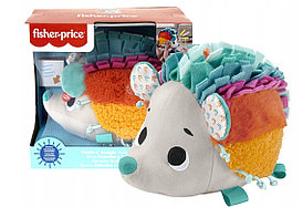 Мягкая игрушка-погремушка Fisher-Price Ежик плюшевый тактильный HBP42