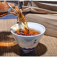 Чай китайский выдержанный «Шу Пуэр. Zhu qiao shu zhuan», 2015 г, кирпич, 500 г, фото 5