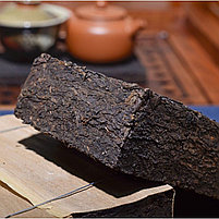 Чай китайский выдержанный «Шу Пуэр. Zhu qiao shu zhuan», 2015 г, кирпич, 500 г, фото 2