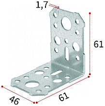 Уголок крепежный 61*61*46*1,7 ECO - SPK0103_71123_00_F