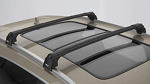 Багажник (поперечины) Turtle Air 3 black для Honda CR-V (IV, V 2012-2021) / Mazda CX-9 (2016-)