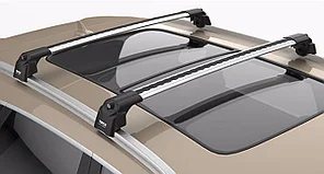 Багажник (поперечины) Turtle Air 3 silver для Honda CR-V (IV, V 2012-2021) / Mazda CX-9 (2016-)