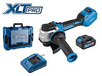 Аккум. углошлифмашина BULL CSG 1812-1 SR Xcase XLTpro 1x4 Ач БЕСЩЕТ, 125 мм, рег. об., 10 000 об/мин