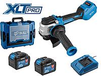 Аккум. углошлифмашина BULL CSG 1812-1 SR Xcase XLTpro 2x6 Ач БЕСЩЕТ, 125 мм, рег. об., 10 000 об/мин