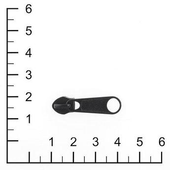 Бегунок № 7 322 черн. реверс на витую молнию 2,03