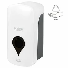 Белый наливной диспенсер для жидкого мыла-пены LAIMA 1 л